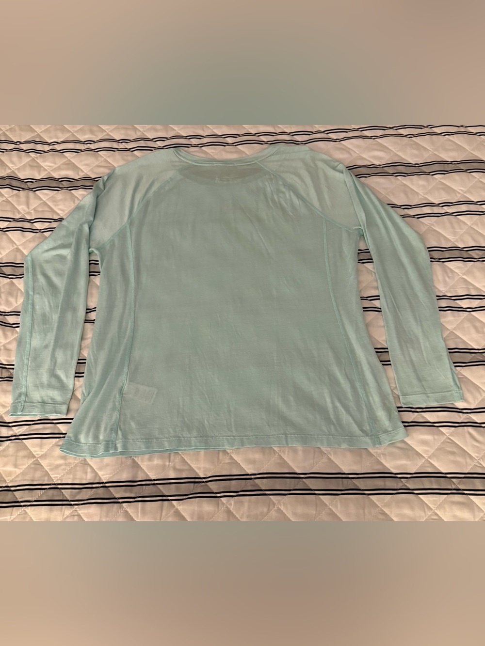 Women’s Smartwool Light Turquoise Medium Merino Sport 120 EUC Lightweight - Picture 7 of 11